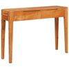 vidaXL Tavolo consolle con cassetto Marrone 110 x 30 x 80 cm