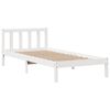 vidaXL Letto Libreria senza Materasso Bianca 90x200 cm Legno di Pino