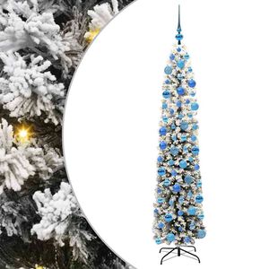 vidaXL Albero di Natale artificiale con 300 LED Verde 180 cm
