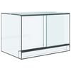 vidaXL Terrario con archiviazione Trasparente 60 x 40 x 40 cm Vetro