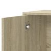 vidaXL Credenze 2 pz Rovere Sonoma 60x31x70 cm in Legno Multistrato