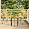 vidaXL Set da Pranzo da Giardino 3 pz in Polyrattan