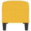 vidaXL Panca Giallo Chiaro 100x35x41 cm in Tessuto