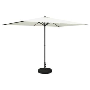 vidaXL Parasole da Giardino con Base 200 x 300 cm Poliestere