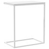 vidaXL Tavolino da Salotto Bianco 55x35x66 cm in Legno Multistrato