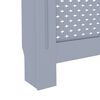 vidaXL Copertura per Radiatore Antracite 172x19x81 cm in MDF