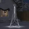 vidaXL Albero di Natale a LED 483 LED Bianco Freddo 240 cm