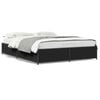 vidaXL Giroletto Nero 140x190 cm in Legno Multistrato e Metallo