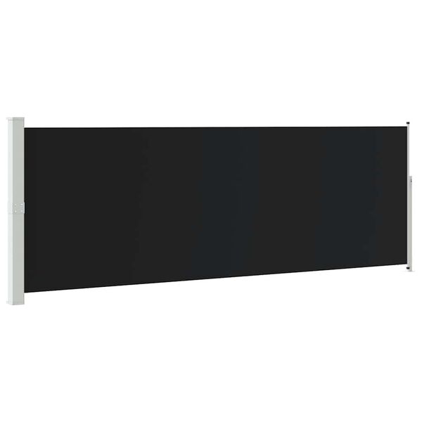 vidaXL Tenda da Sole Laterale Retrattile 160 x 500 cm Nera