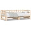 vidaXL Dormeuse Estraibile 2x(90x190) cm Legno Massello di Pino