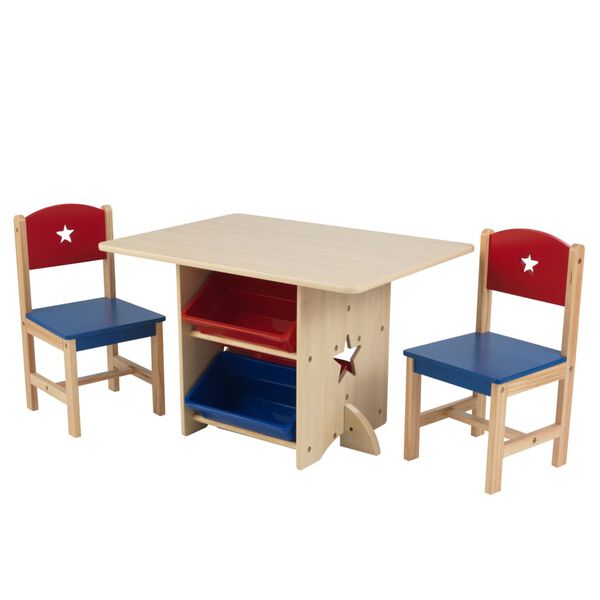 KidKraft Set Tavolo Star con 2 Sedie