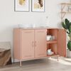 vidaXL Credenza Rosa 100,5x39x79 cm in Acciaio
