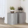 vidaXL Supporti per Piante 2 pz Grigio 20x20x30 cm in Multistrato