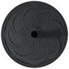 vidaXL Base per ombrellone Art d&eacute;co Nero &Oslash; 45 x 39,5 cm Ferro