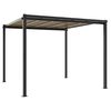 vidaXL Gazebo da Giardino Antracite 3x3 m in Alluminio