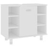 vidaXL Mobile da Bagno Bianco 60x32x53,5 cm in Legno Multistrato