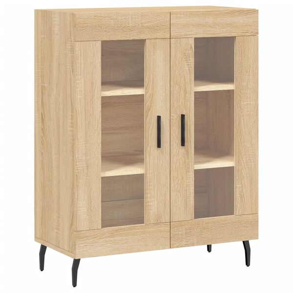 vidaXL Credenza Rovere Sonoma 69,5x34x90 cm in Legno Multistrato