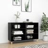 vidaXL Credenza Nera 103,5x35x70 cm in Legno Multistrato