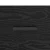 vidaXL Credenza Rovere nero 34 x 34,5 x 90 cm Legno multistrato