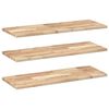 vidaXL Mensole da Parete 3 pz 100x30x2 cm Legno Acacia Non Trattato