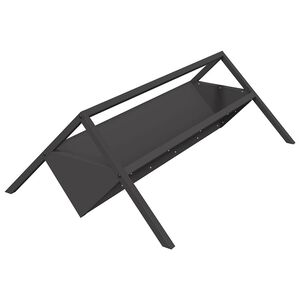 vidaXL Abbeveratoio per bestiame Nero 111 x 76 x 38 cm
