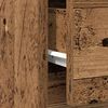 vidaXL Credenza con Cassetto Legno Antico 71x35x84 cm in Truciolato