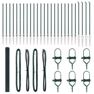 vidaXL Recinzione in rete saldata con punte 50 x 1,5 m (L x H)