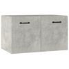 vidaXL Mobile a Parete Grigio Cemento 60x36,5x35 cm Legno Multistrato