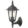 KONSTSMIDE Lampada da Parete Firenze Luce verso Alto Nero Opaco