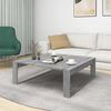 vidaXL Tavolino Salotto Grigio Sonoma 100x100x35 cm Legno Multistrato