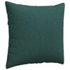 vidaXL Cuscini da Divano 2 pcs Verde Scuro 45 x 45 cm Tessuto