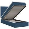 vidaXL Letto ottomano con materasso Blu 90 x 190 cm Tessuto