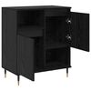 vidaXL Credenza Rovere Nero 60 x 35 x 70 cm