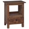 vidaXL Comodino Marrone 30 x 30 x 47 cm Legno Recuperato Massello