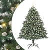 vidaXL Albero di Natale artificiale con 300 LED Verde 180 cm