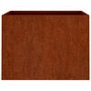 vidaXL Fioriera 62x47x46 cm Acciaio Corten