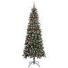 vidaXL Albero di Natale artificiale con 300 LED Verde 210 cm