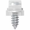 vidaXL Clip per Striscia LED 12 pcs Trasparente 23,8 x 7,3 x 4,3 mm