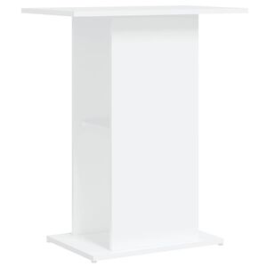 vidaXL Supporto per Acquario Bianco 60,5x36x72,5 cm Legno Multistrato