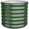 vidaXL Vaso da Giardino Acciaio Zincato 40x40x36 cm Verde