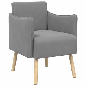 vidaXL Sedia d'accento Grigio Scuro Velluto a grana fine