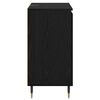 vidaXL Credenza Rovere Nero 60 x 35 x 70 cm Legno multistrato