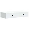 vidaXL Tavolino da Parete Laterale Bianco 87,5 x 34,5 x 17 cm