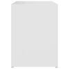 vidaXL Comodini 2 pz Bianchi 40x30x40 cm in Legno Multistrato