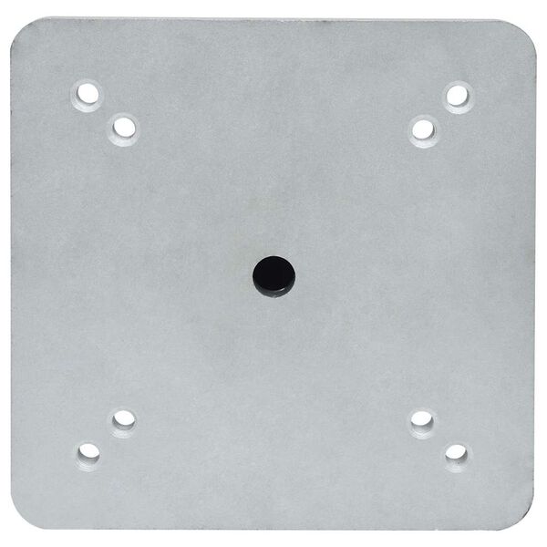 vidaXL Base per Ombrellone Interrata con Asta 16x16x52 cm in Acciaio