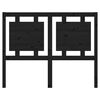 vidaXL Testiera per Letto Nera 125,5x4x100cm in Legno Massello di Pino