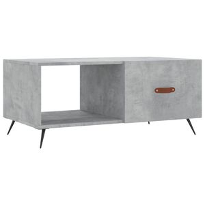 vidaXL Tavolino da Salotto Grigio Cemento 90x50x40cm Legno Multistrato