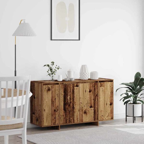 vidaXL Credenza Legno vecchio 135 x 41 x 75 cm Legno multistrato