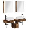 vidaXL Set di Armadi da Bagno 5 pcs Legno antico 53 x 15,5 x 70 cm
