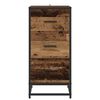 vidaXL Credenza Legno vecchio 35.5 x 35 x 76 cm